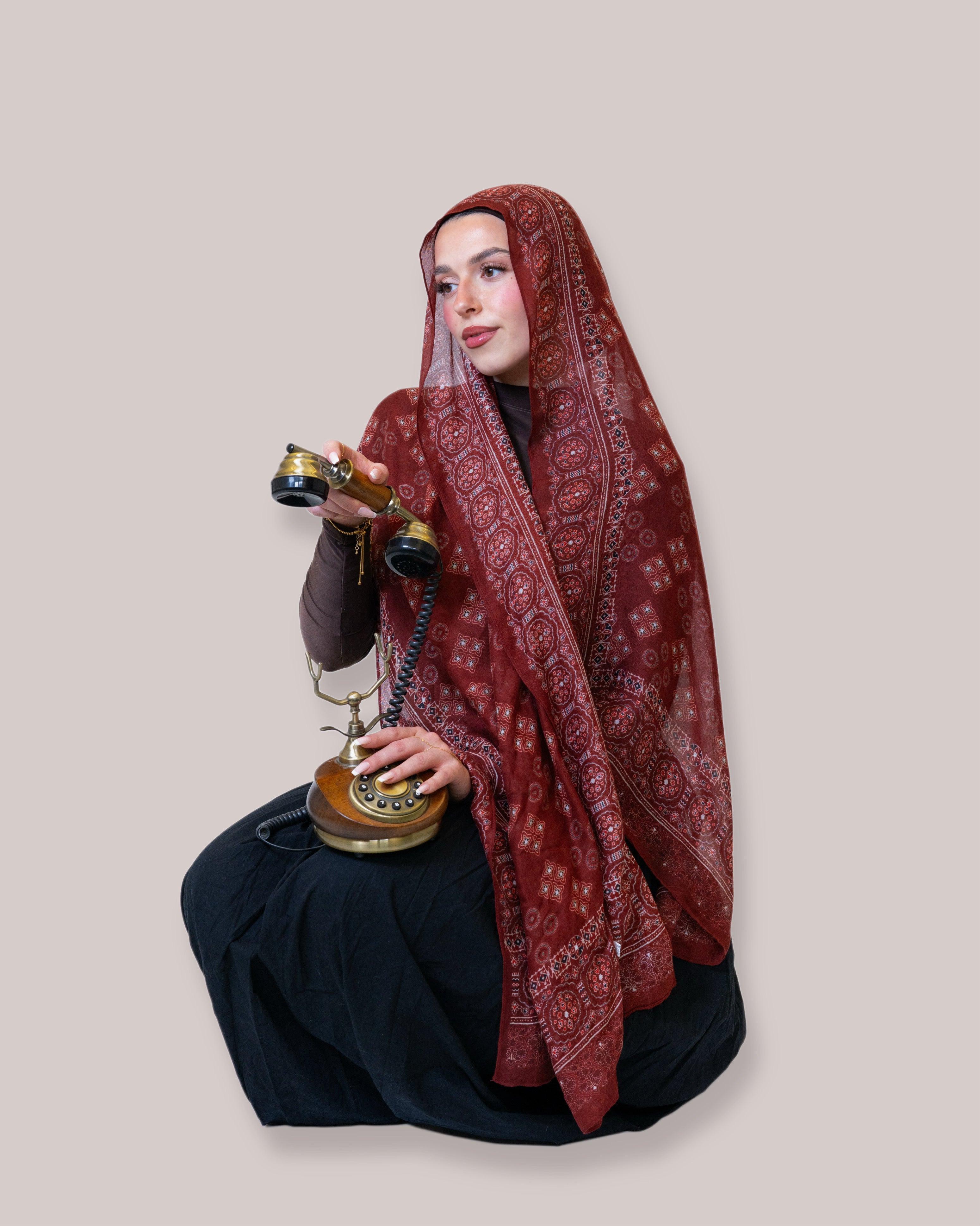 Ajrak - Modal Hijab